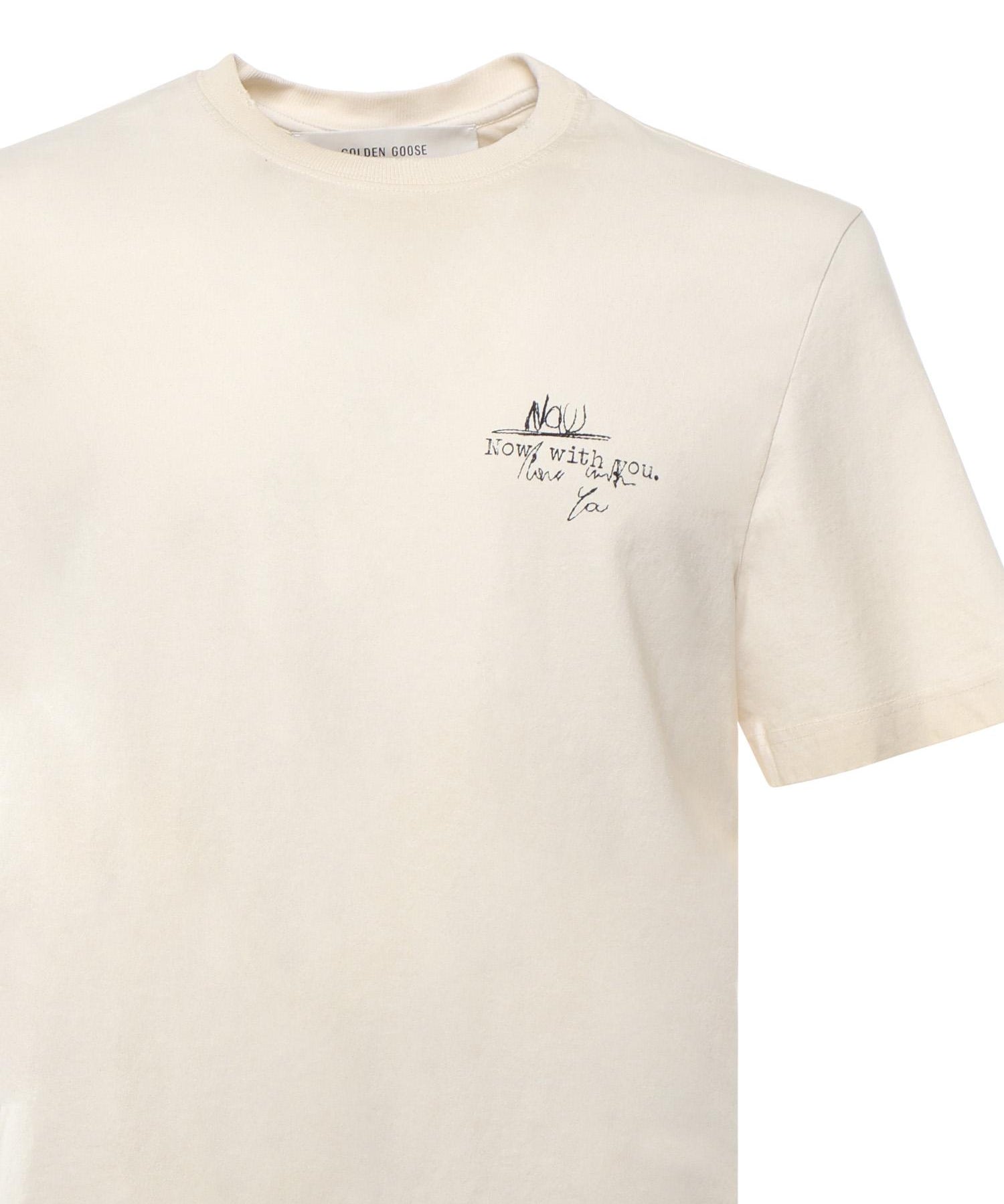 T-shirt Journey's con stampa GMP01220 P00214082432 GOLDEN GOOSE 