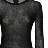 Maglia Pico con micro paillettes 105398 A2PMZ99 PINKO 
