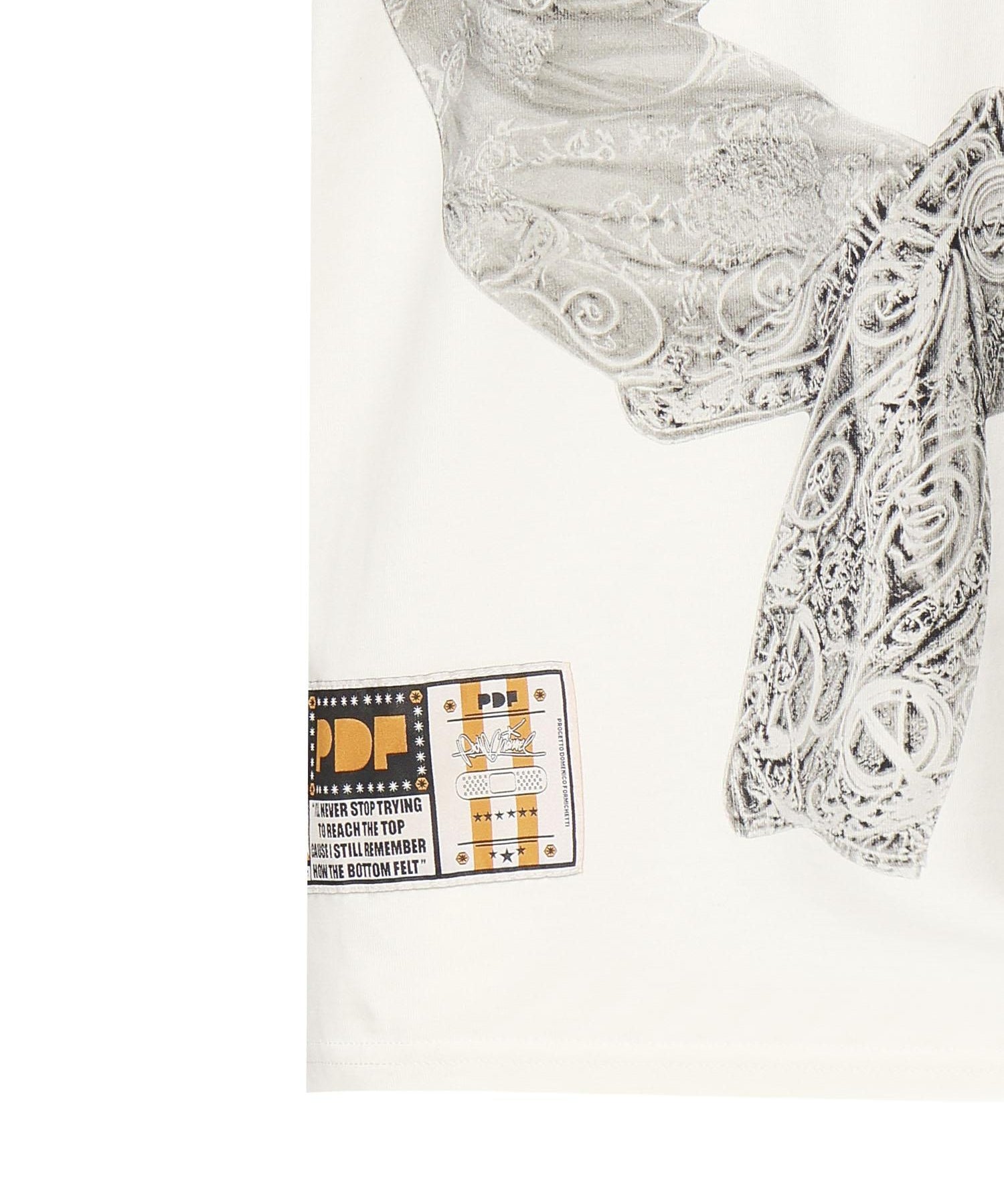 T-shirt con stampa DFM54029TJ110 NO WASH WH/FK PDF CHANNEL 