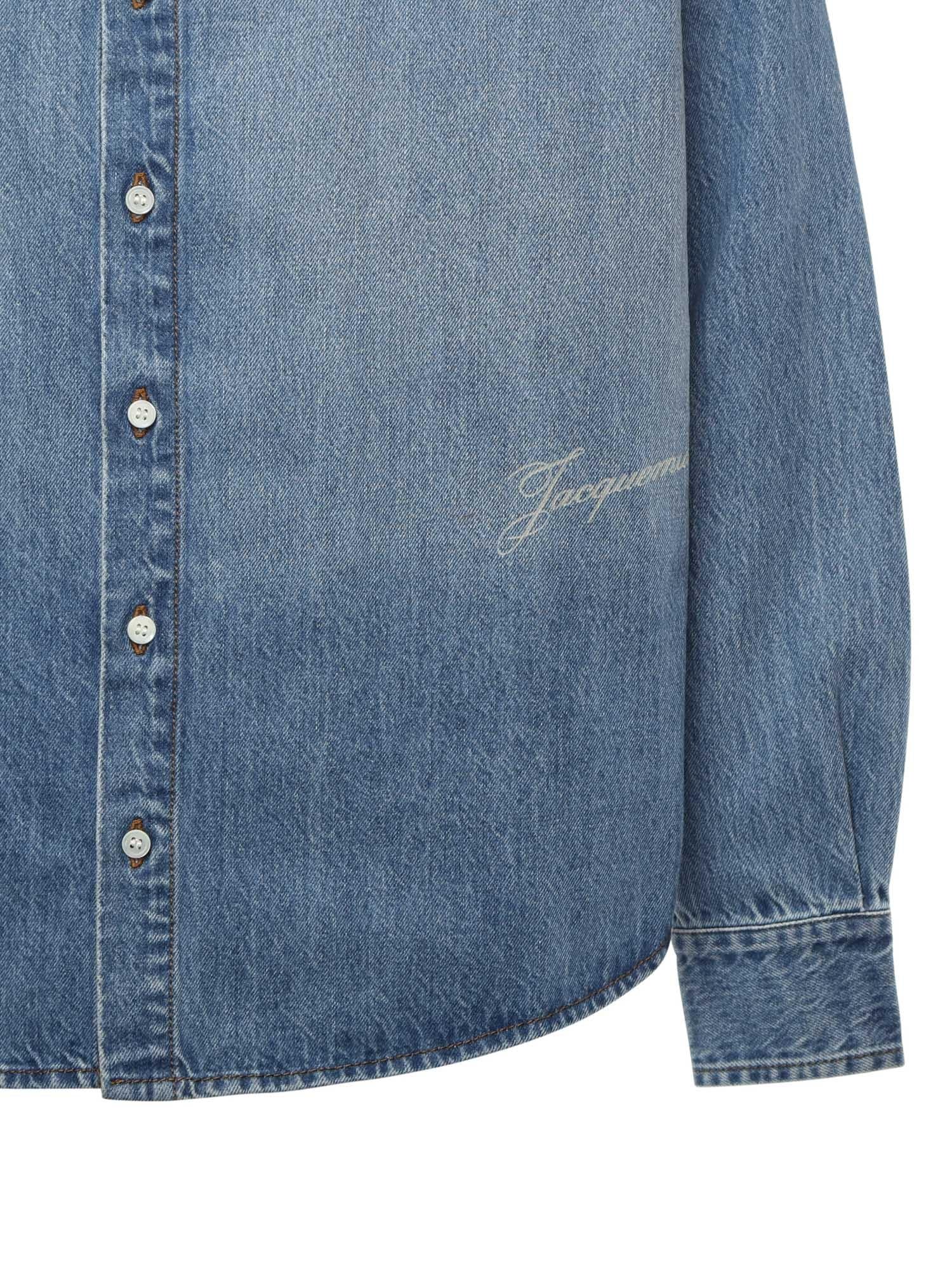 Camicia "La chemise de-Nîmes Simon" in denim 25HSHM00545AD00017 33C JACQUEMUS 