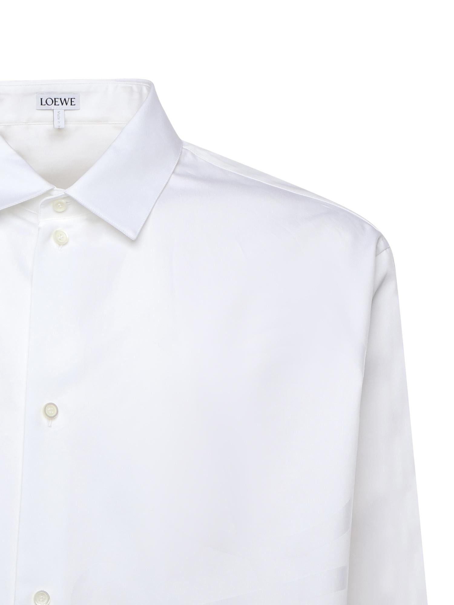 Camicia Anagram in cotone H526Y05WEO 2100 LOEWE 