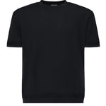 T-shirt in maglia di cotone e seta<BR/> K10919C00011 M6329742 MONCLER 