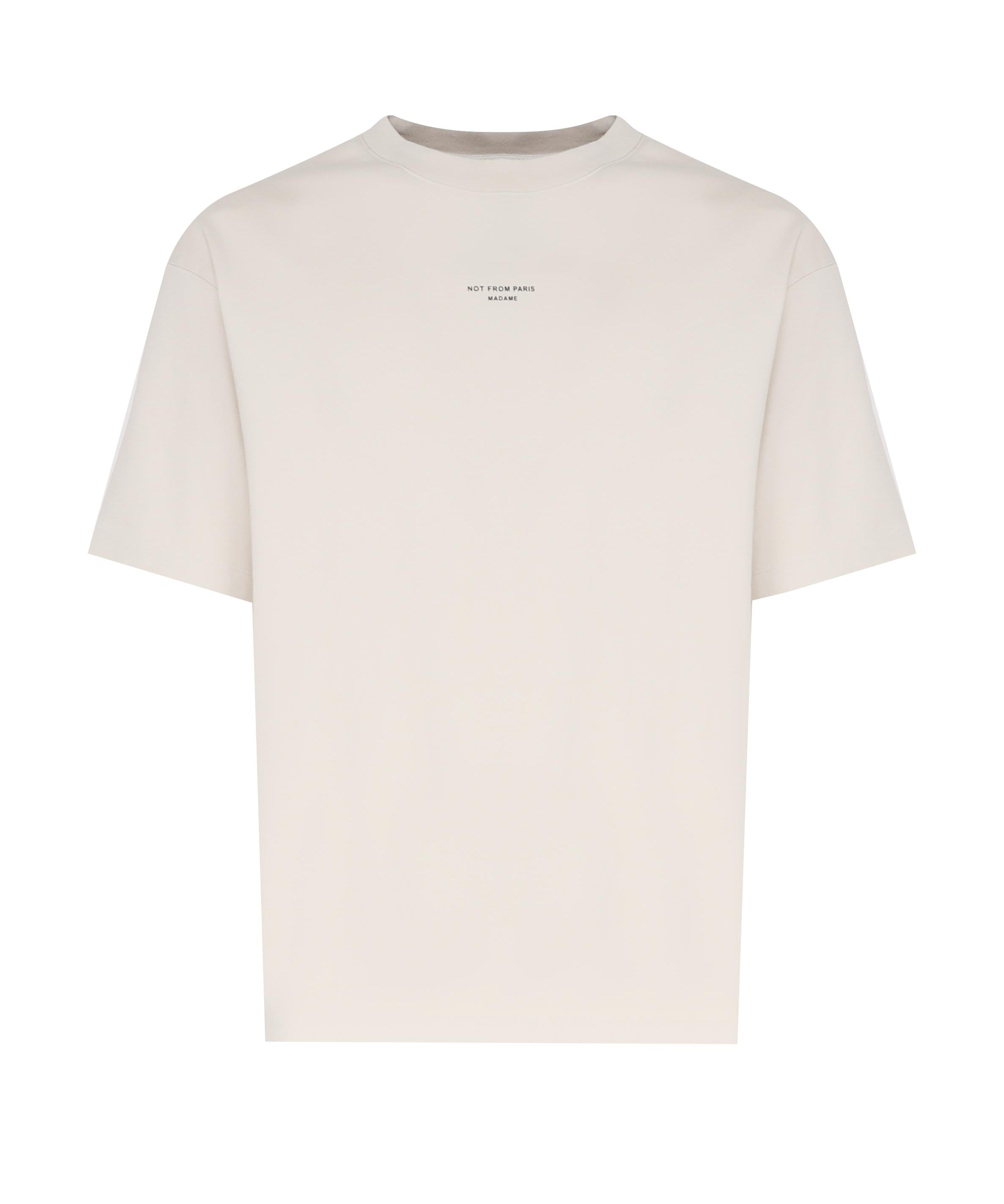 T-shirt Le Slogan Classique in cotone PERMTS202CO002 MT Drôle de Monsieur 