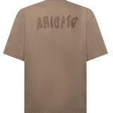 T-shirt Memo in cotone A3461003 STONE BROWN AXEL ARIGATO 