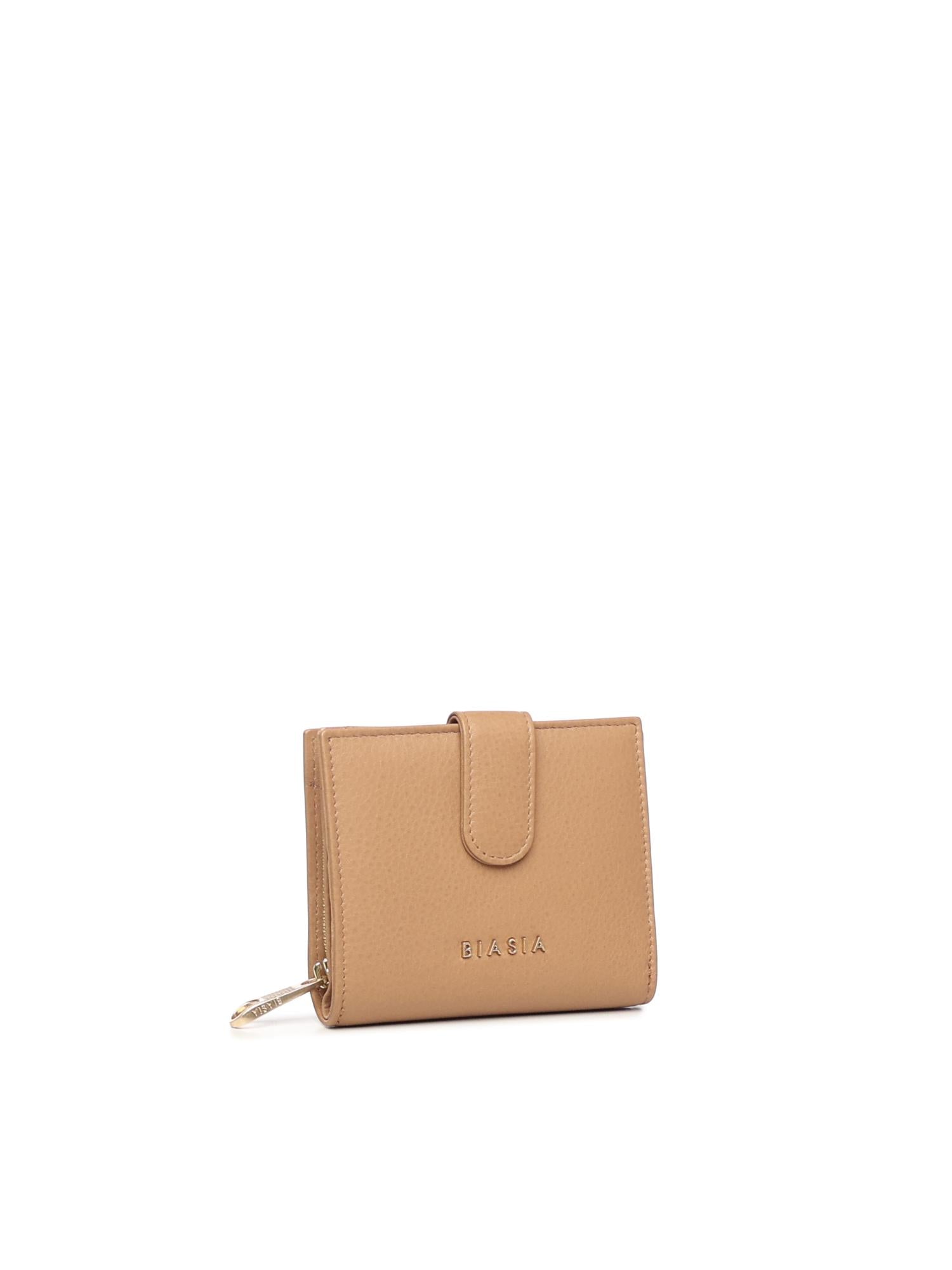 Portafoglio con logo in pelle BIPP9FF215 CAMEL BIASIA 
