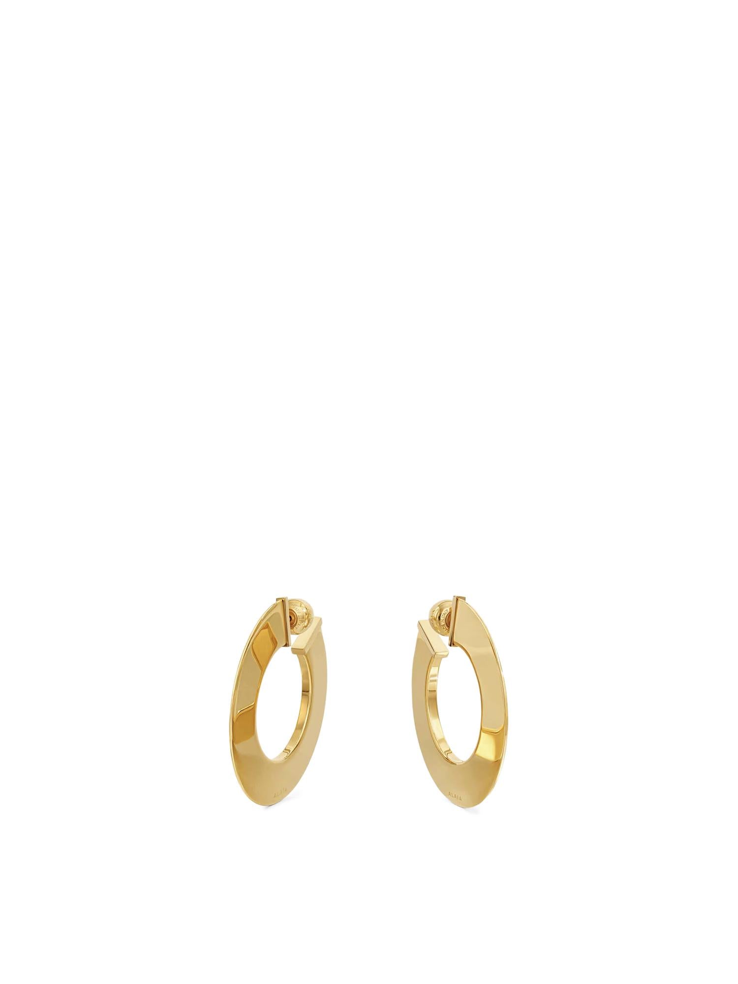 Orecchini Blade Hoop Small AAJE1019E006 220 ALAIA 