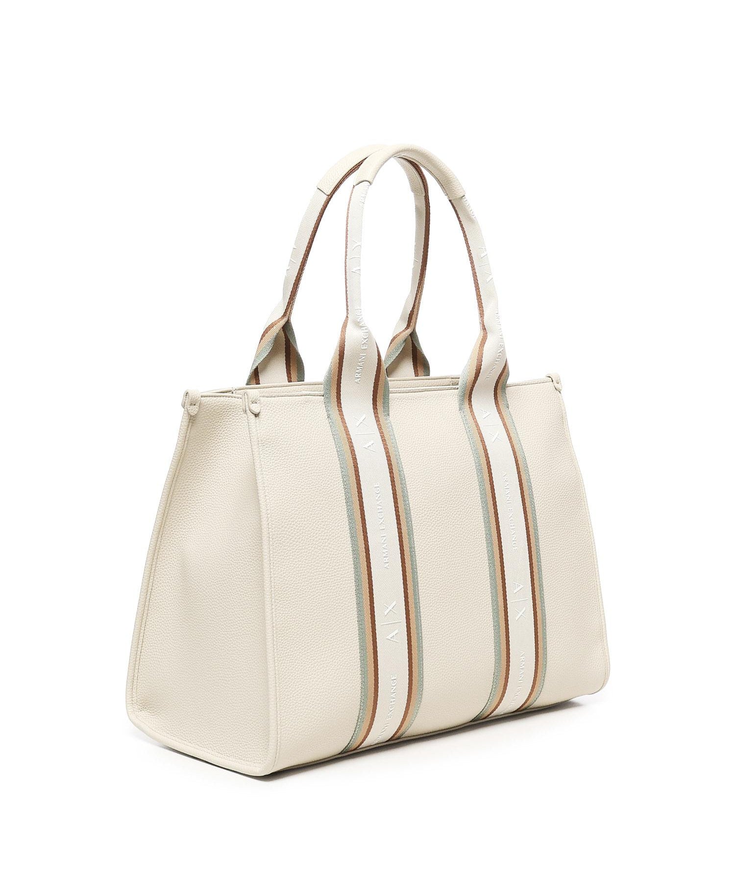 Tote bag con bande a contrasto<BR/> XW000934 AF13685M8126 ARMANI EXCHANGE 