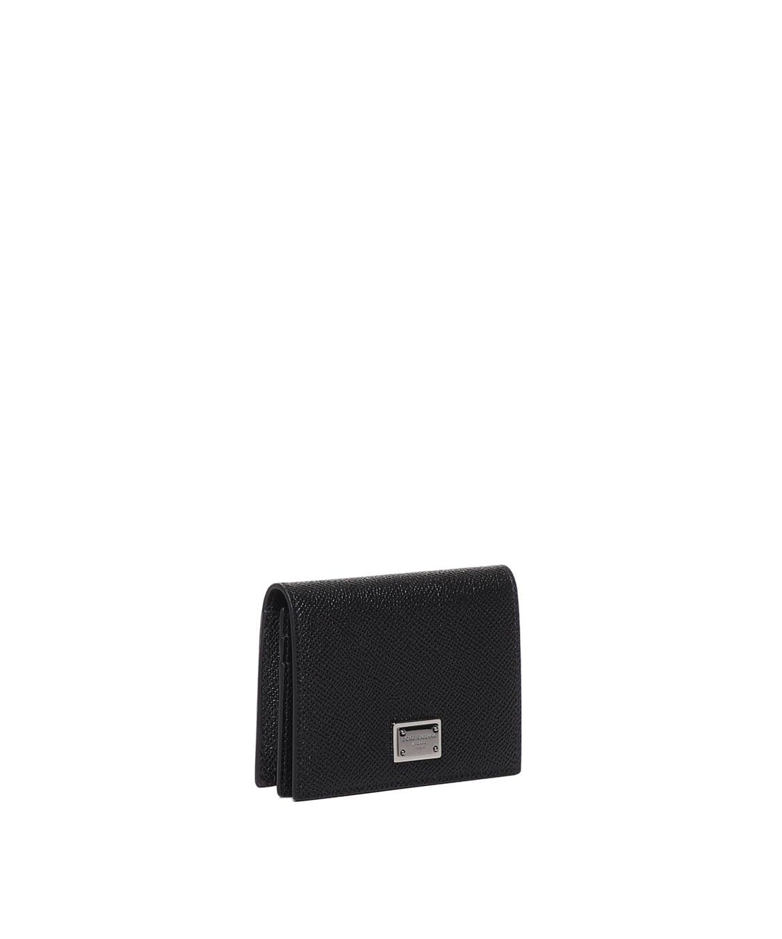 Portacarte in pelle di vitello con logo in rilievo BP1643 AG21980999 DOLCE & GABBANA 