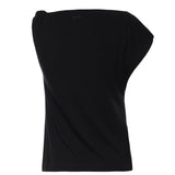 Top asimmetrico in misto cotone 106373 A35DZ99 PINKO 