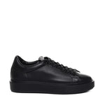 Sneakers Fire1 in pelle<BR/> FIRE 1 TOTALBLACK GIULIANO GALIANO 