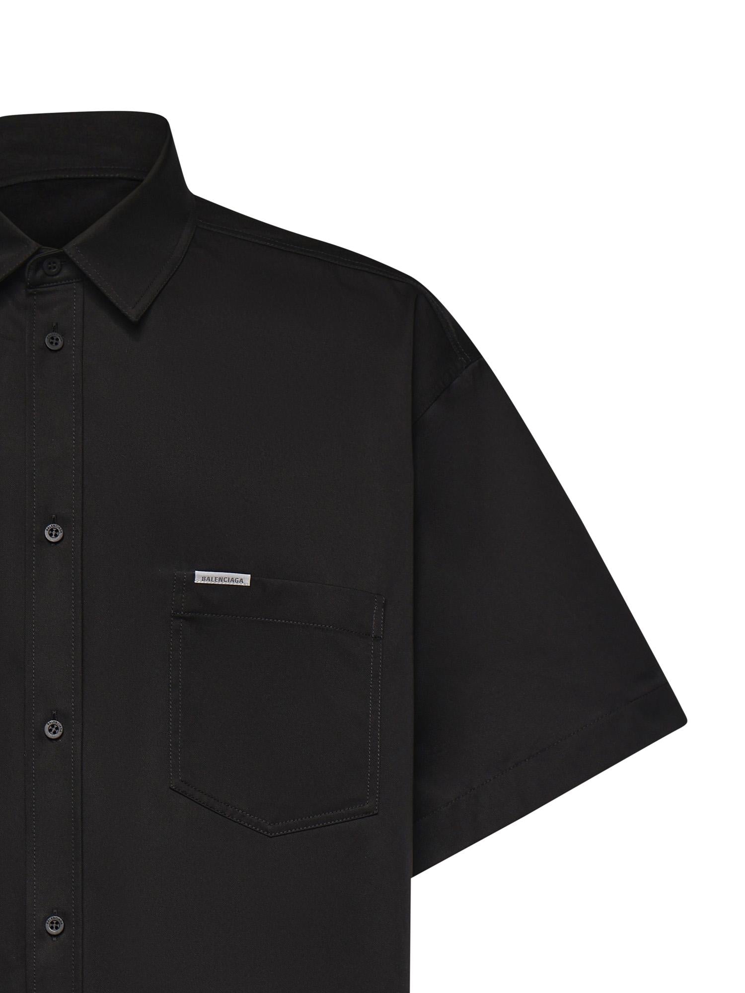 Camicia in cotone con logo 871286 TSP131000 BALENCIAGA 