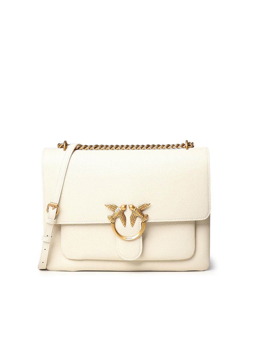 Borsa piccola a tracolla Love Bag in pelle morbida<BR/> 104527 A29QZ14Q PINKO 