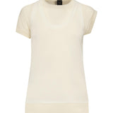 T-shirt con maniche asimmetriche e canotta abbinata 105152 A2LSZC1 PINKO 