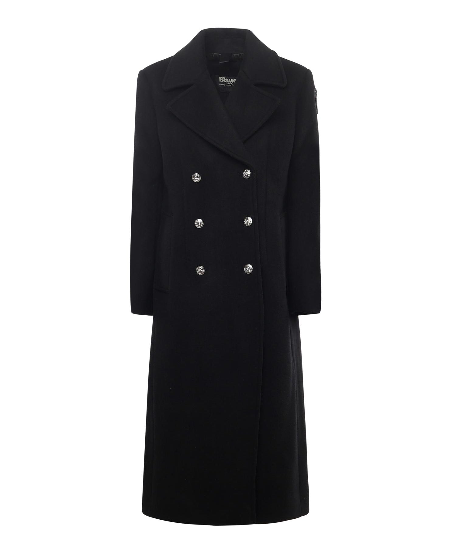 Cappotto doppiopetto Charlotte in lana 25WBLDK01375 007378999 BLAUER 