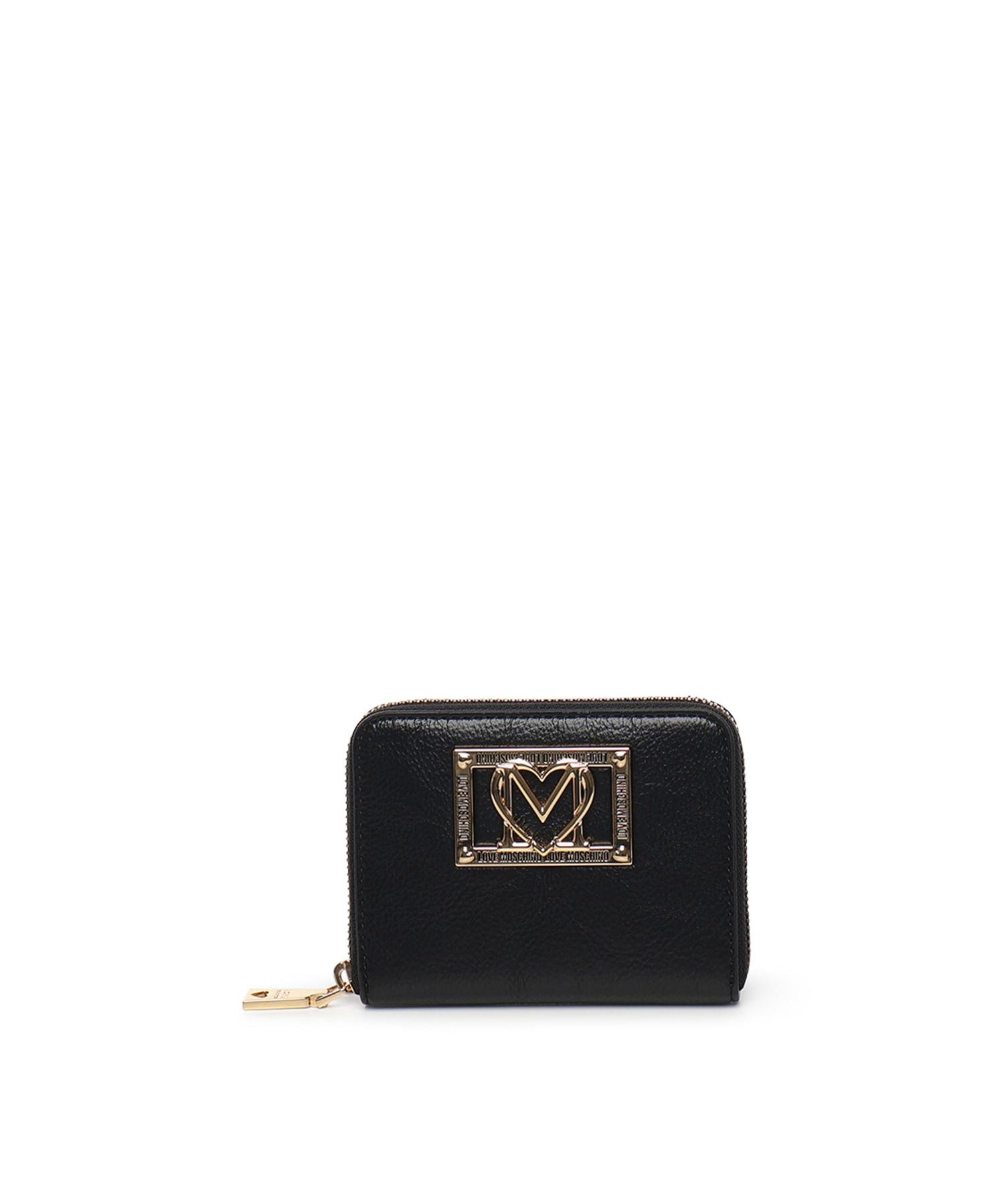 Portafoglio con logo JC5605PP1NLI0 000 LOVE MOSCHINO 