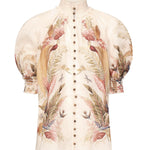 Camicia Ascension in ramié 4556TSS253 CRMPLMFLO ZIMMERMANN 