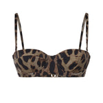 Top bikini con stampa leopardata O1A16J ONO11HY13M DOLCE & GABBANA 