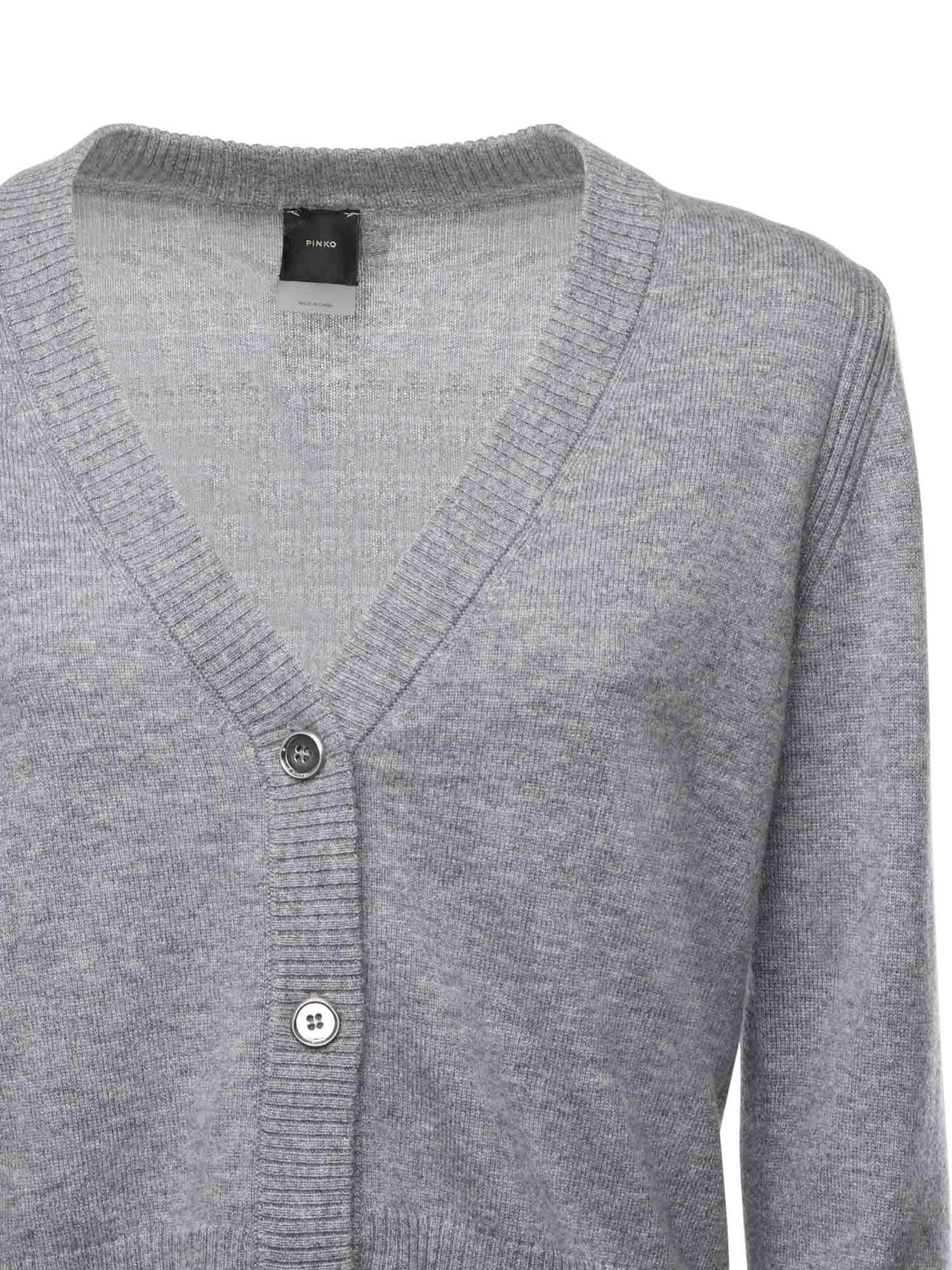 Cardigan con scollo a V 105447 A2Q9II2 PINKO 