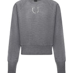 Maglia con logo in lana 105417 A18MII2 PINKO 