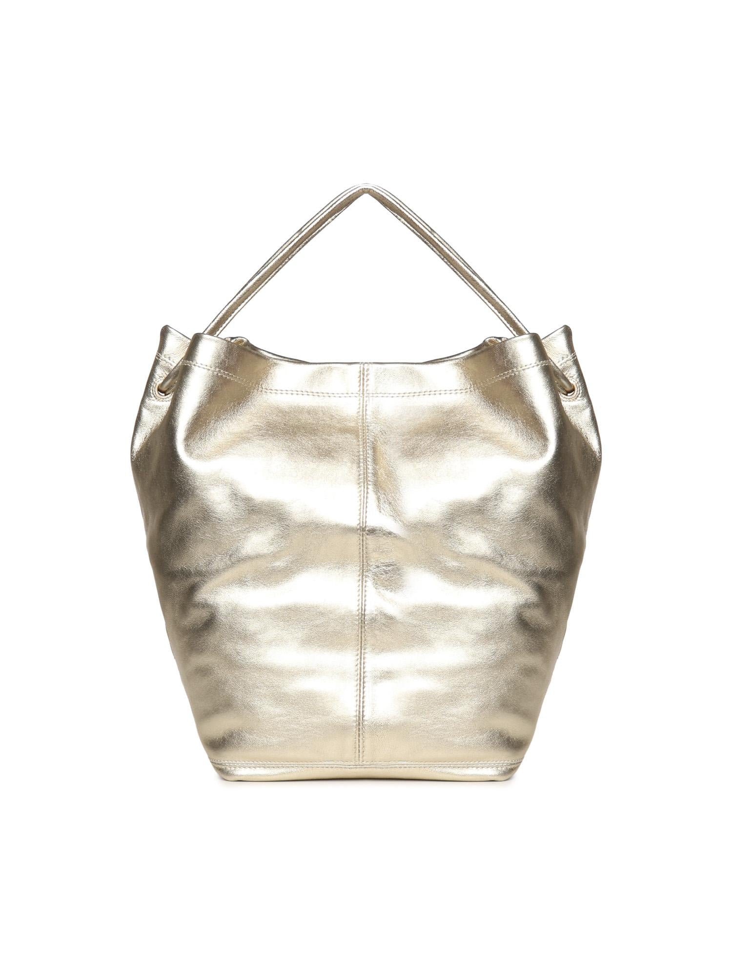 Borsa a spalla in pelle effetto metallizzato BIBP9ZI01M 019 BIASIA 