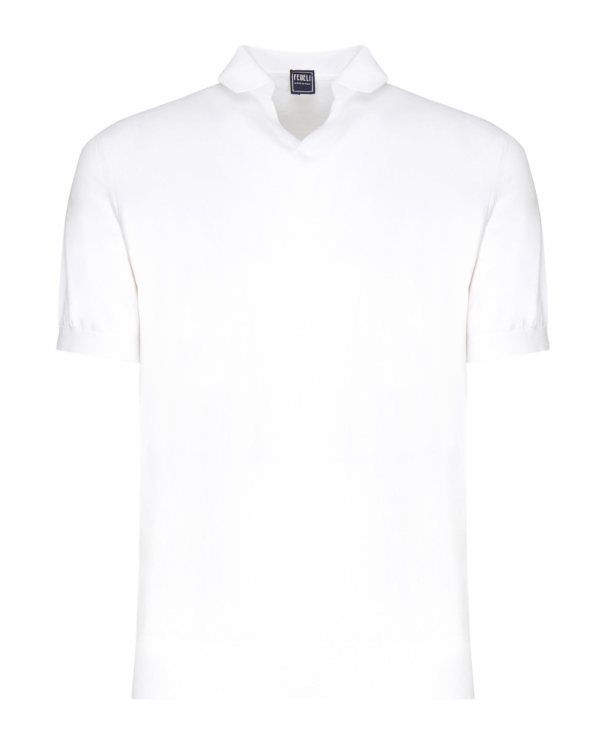Polo in cotone organico 8UED5914 41 FEDELI 