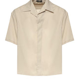 Camicia Molten in misto lana VOLTEN SABBIA GIULIANO GALIANO 