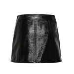 Minigonna in vinile reedition PERCJU001VY0014 9999 COURREGES 