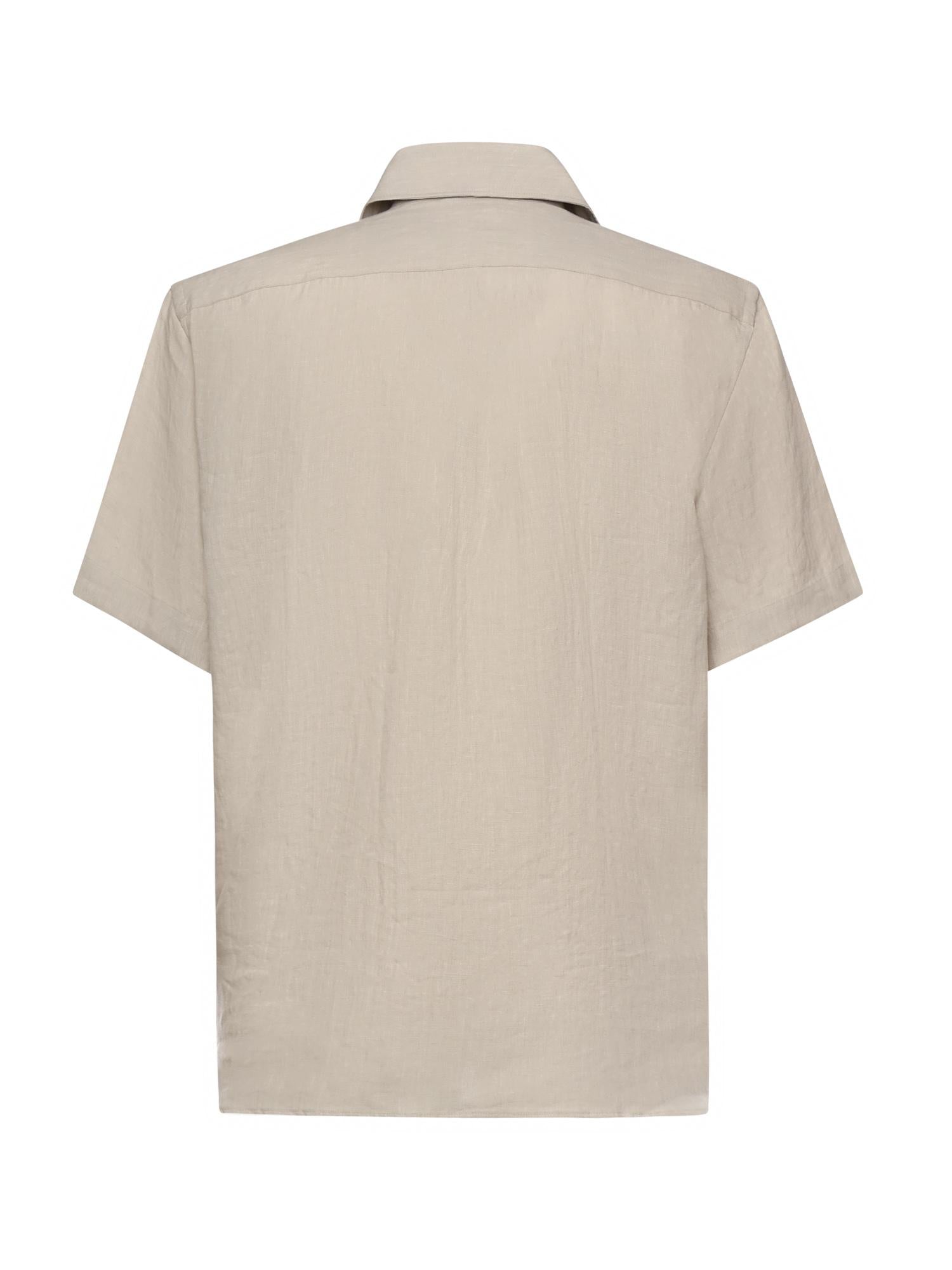 Camicia in lino M75CAMM04TES0I139 02NN ELEVENTY 