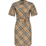 Abito chemisier in cotone Check 8111701 B9368 BURBERRY 
