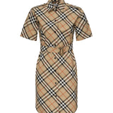 Abito chemisier in cotone Check 8111701 B9368 BURBERRY 