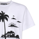 T-shirt in jersey di cotone con stampa 80GAHT11 CJ00T3 VERSACE JEANS COUTURE 