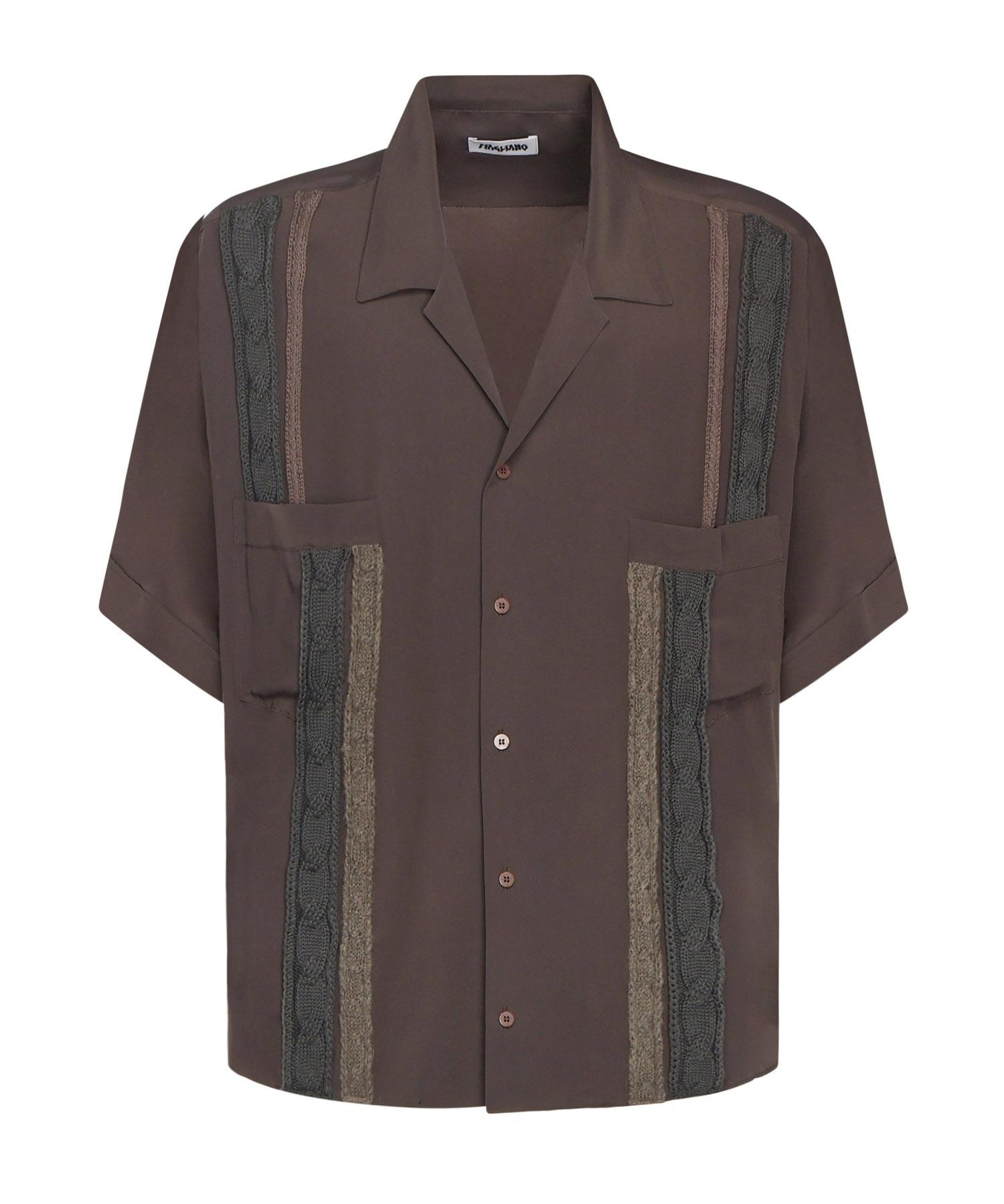 Camicia con colletto aperto MGFW25TT03870 3233 MAGLIANO 