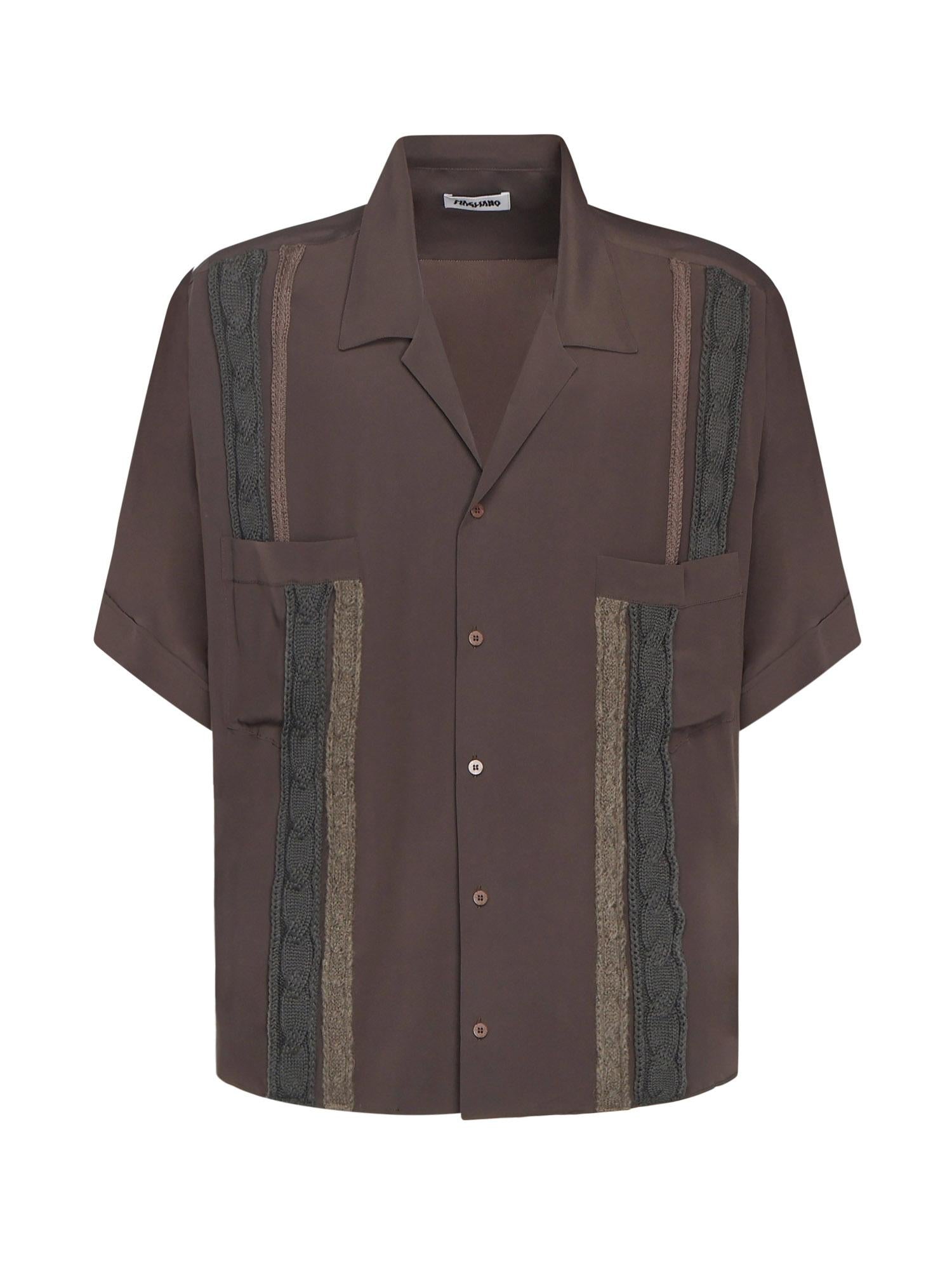 Camicia con colletto aperto MGFW25TT03870 3233 MAGLIANO 