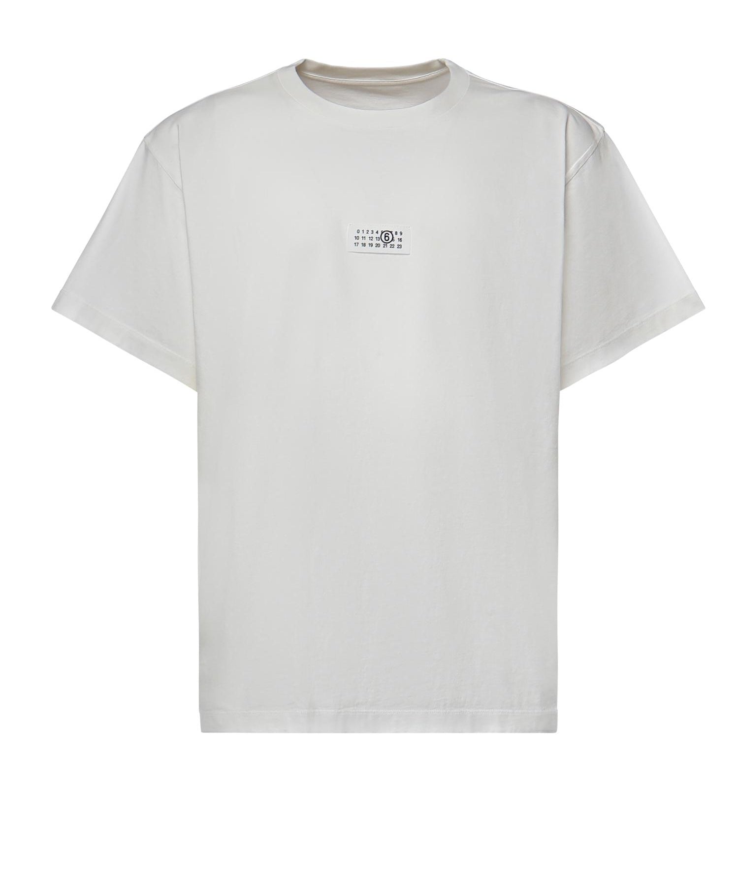 T-shirt Numeric in jersey con logo SH0GC0071 M20258101 MM6 Maison Margiela 