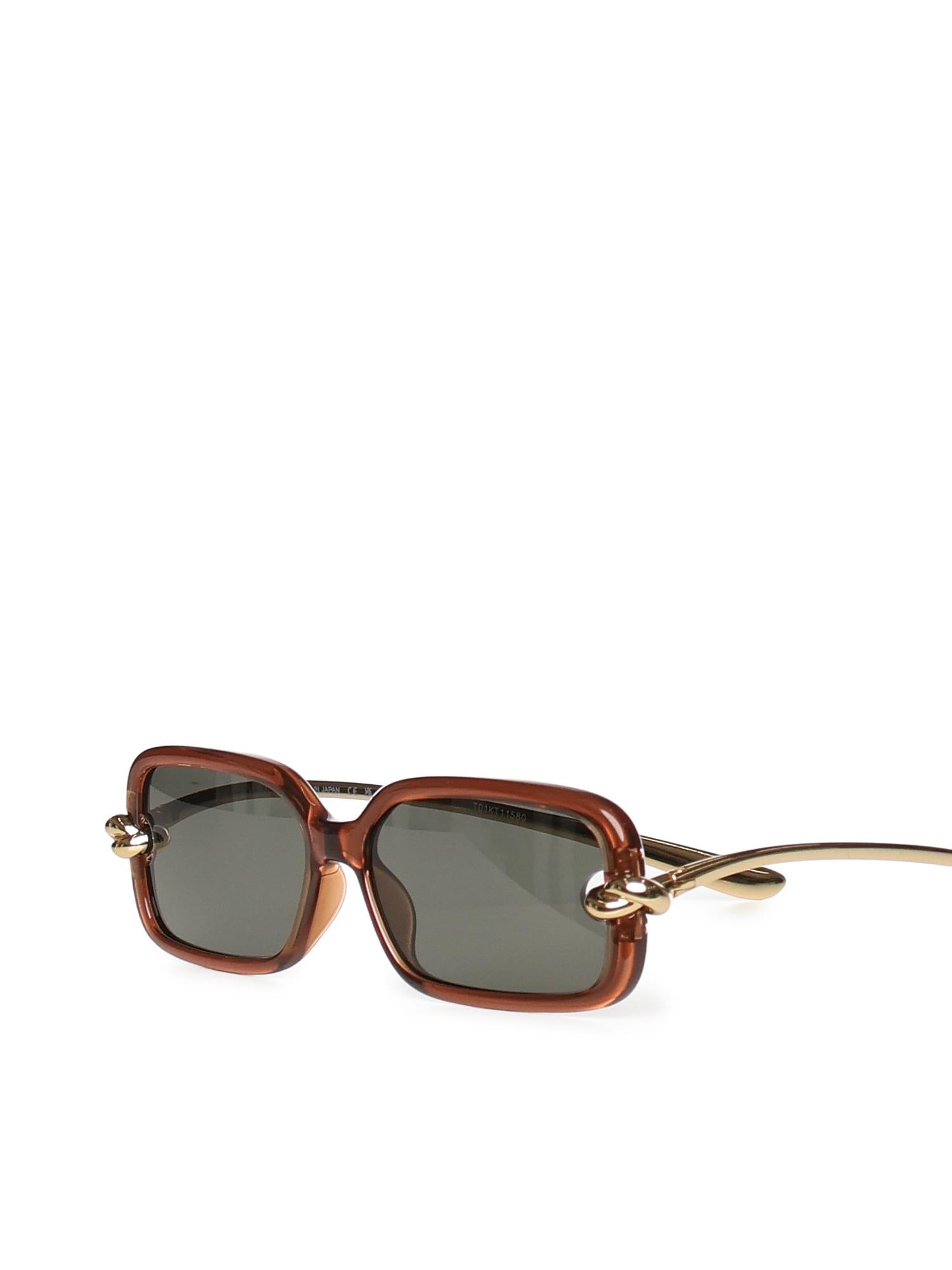 Occhiali da sole rettangolari Knot 861357 VBL802002 BOTTEGA VENETA 