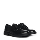 Derby in pelle<BR/> 23050 NERO ANTICA CUOIERIA 