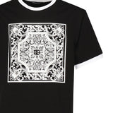 T-shirt con stampa e ricamo G8ST2Z G7O9TN0000 DOLCE & GABBANA 