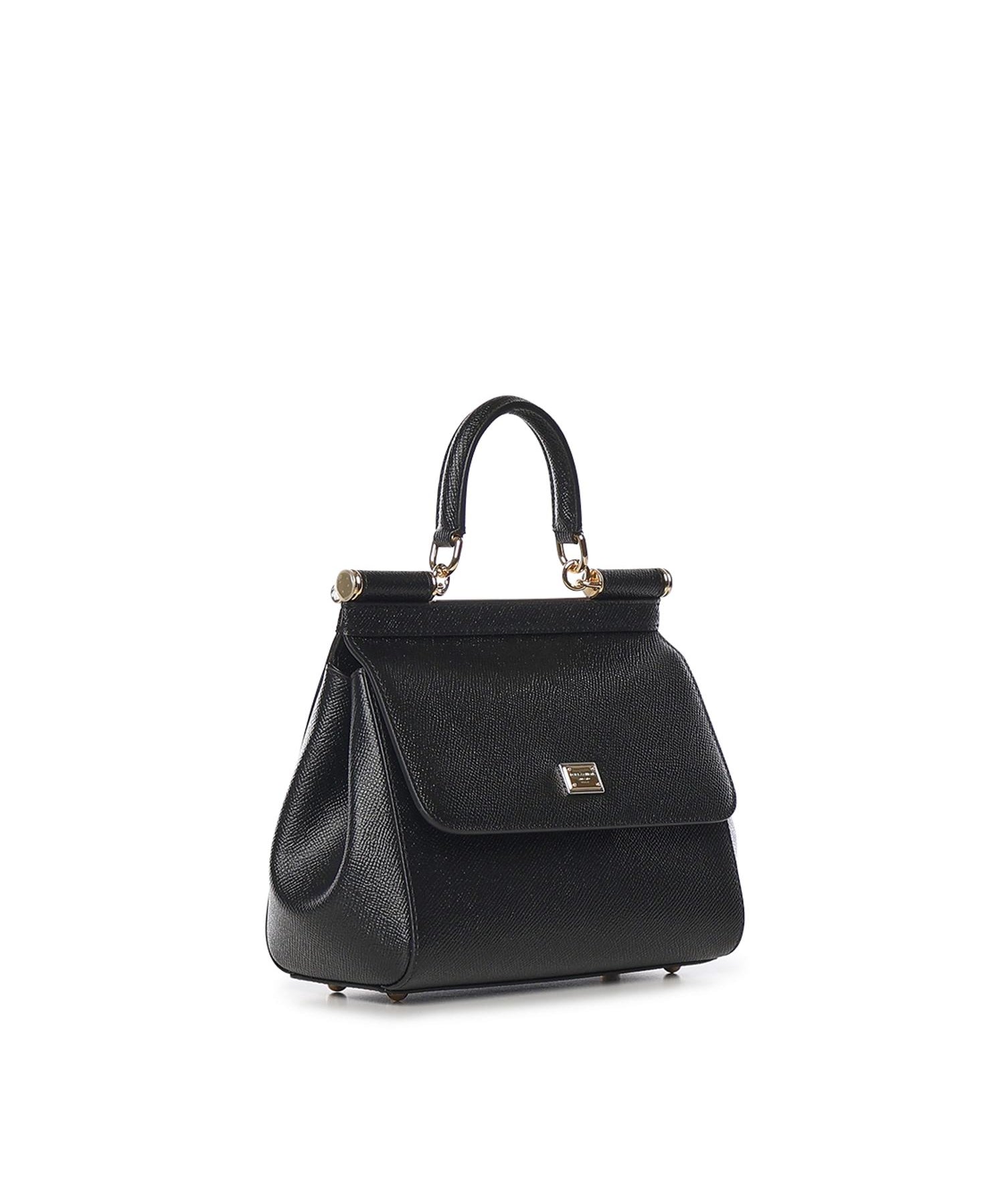 Borsa a mano Sicily piccola in pelle BB6003 B100180999 DOLCE & GABBANA 