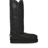 Stivali Eskimo 40 rhinestones logo MUFW101052B CBKG MOU 