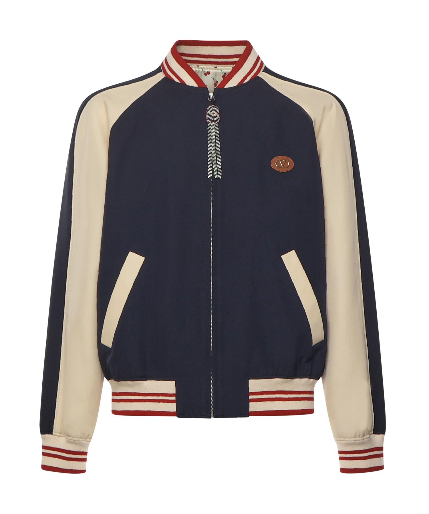 Bomber in lana e cotone 7V3CIP63 AWSDYB VALENTINO GARAVANI 