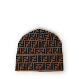 Beanie in lana FF jacquard FXQ939 AQ8DF0QE1 FENDI 