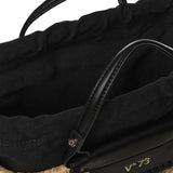 Mini bag Vanna con logo 73BS9N202 VANNANERO/NATURALE V° 73 