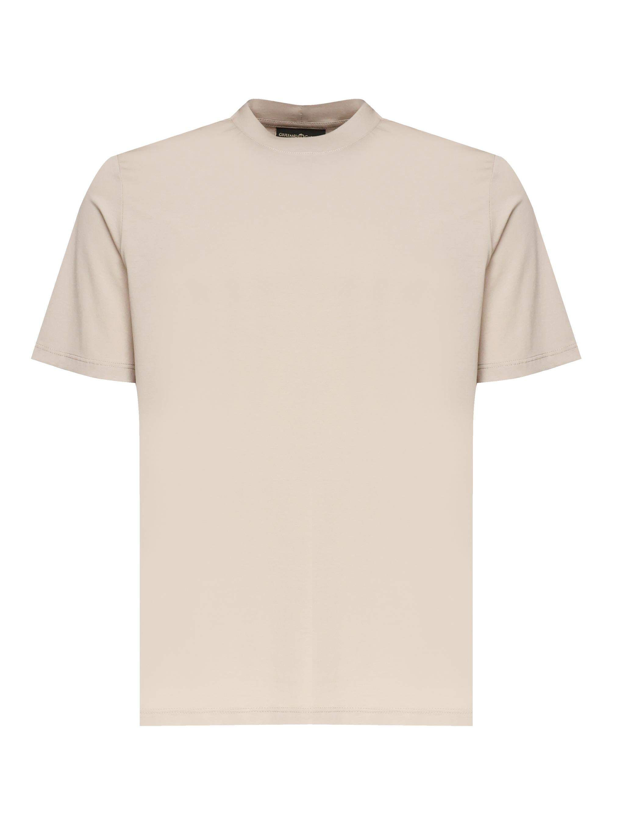 T-shirt in cotone premium VICE BEIGE GIULIANO GALIANO 