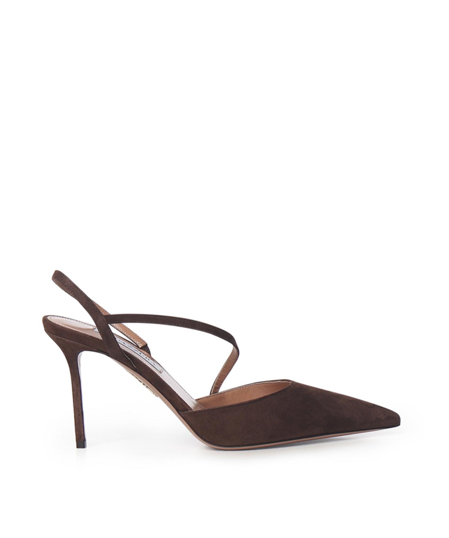 Pumps Dynasty in suede DYNMIDP0 SUEESP AQUAZZURA 