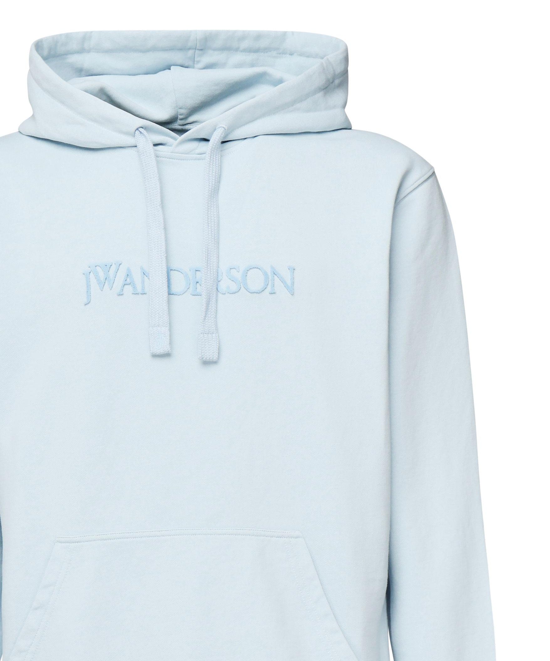 Felpa con cappuccio e logo ricamato JW0214 PG1632806 JW ANDERSON 