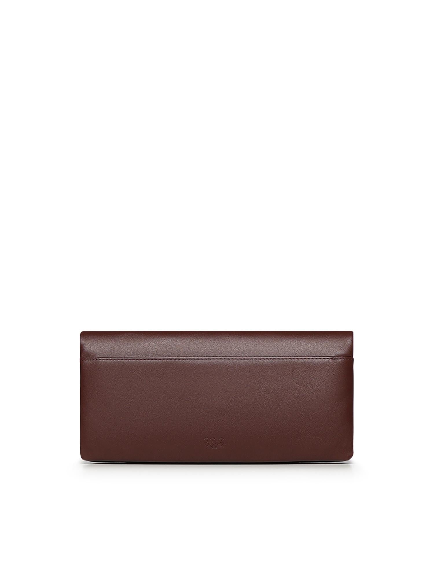 Pochette Love Bag Click Soft Horizontal in pelle 106022 A0QOR49Q PINKO 