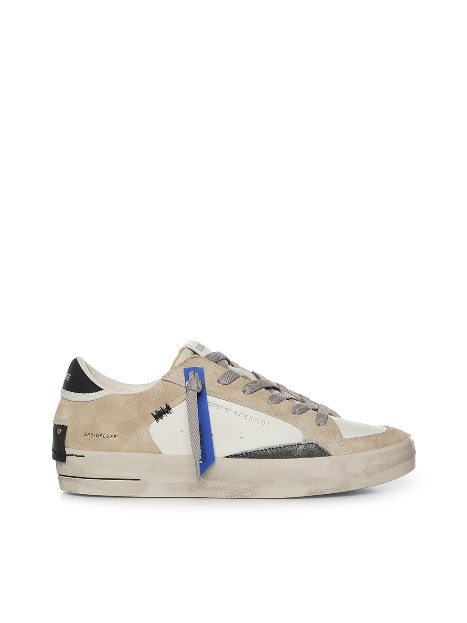 Sneaker Sk8 Deluxe 19109PP8B BEIGE CRIME LONDON 