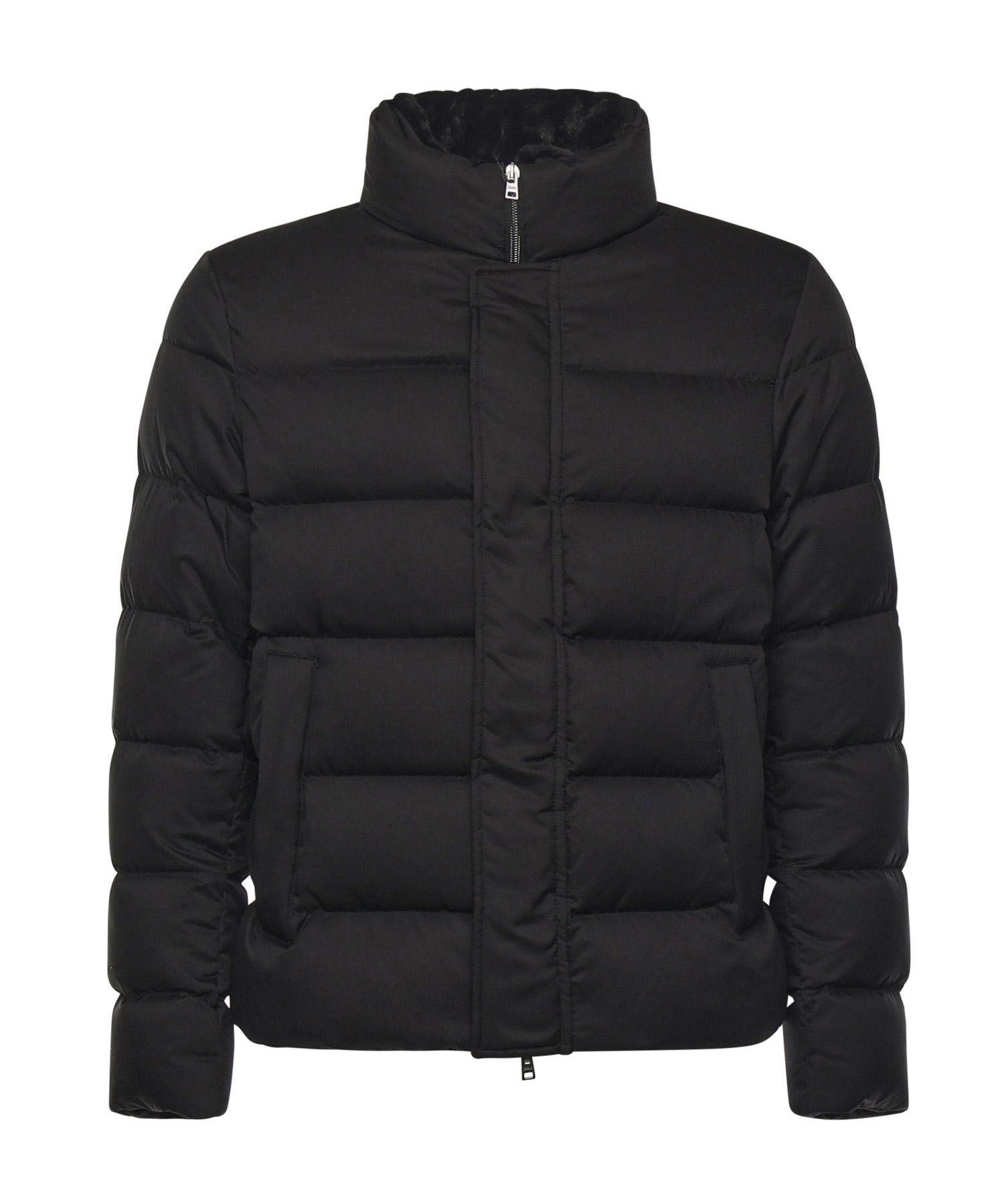 Bomber in ardenelle e faux fur PI001019U 12414Z9300 HERNO 