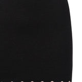 Donella Knit Mini Skirt KB0007 BLACK FOR LOVE & LEMONS 