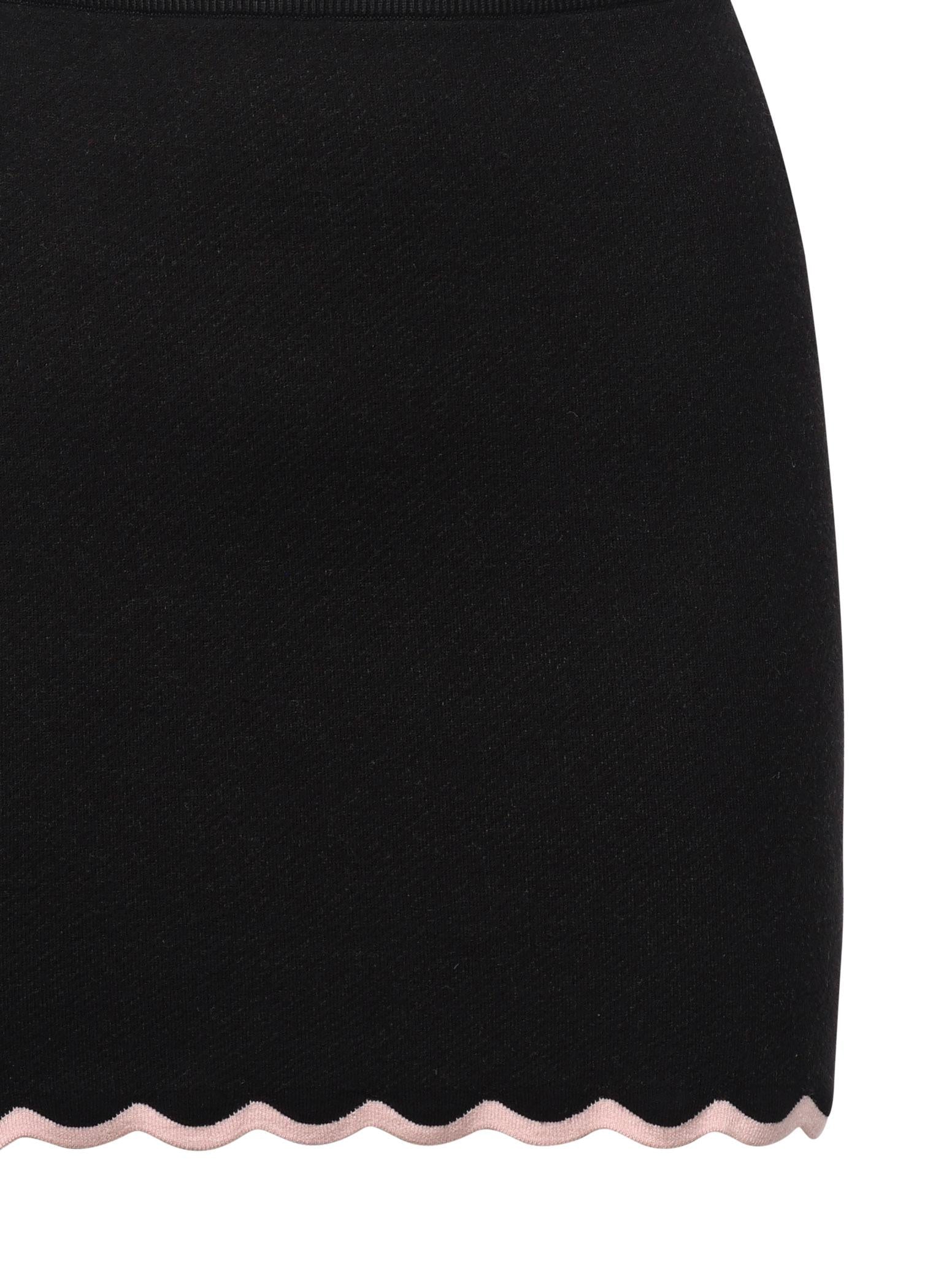 Donella Knit Mini Skirt KB0007 BLACK FOR LOVE & LEMONS 